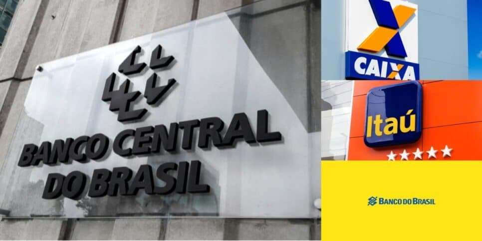 Banco Central emite comunicado urgente sobre a poupança e atinge Caixa, Itaú e BB - Foto: Montagem Banco Central emite comunicado urgente sobre a poupança e atinge Caixa, Itaú e BB - Foto: Montagem
