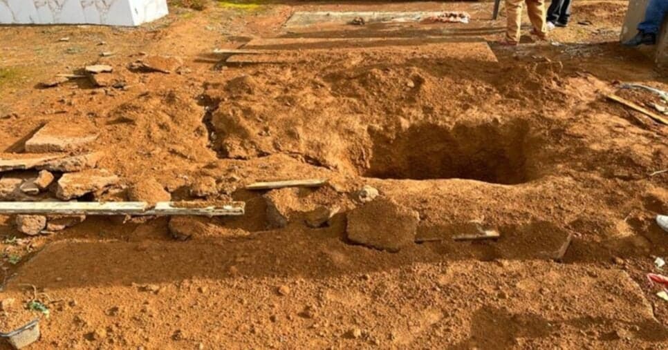 Local onde está enterrado o corpo do serial killer - Foto: Internet Local onde está enterrado o corpo do serial killer - Foto: Internet
