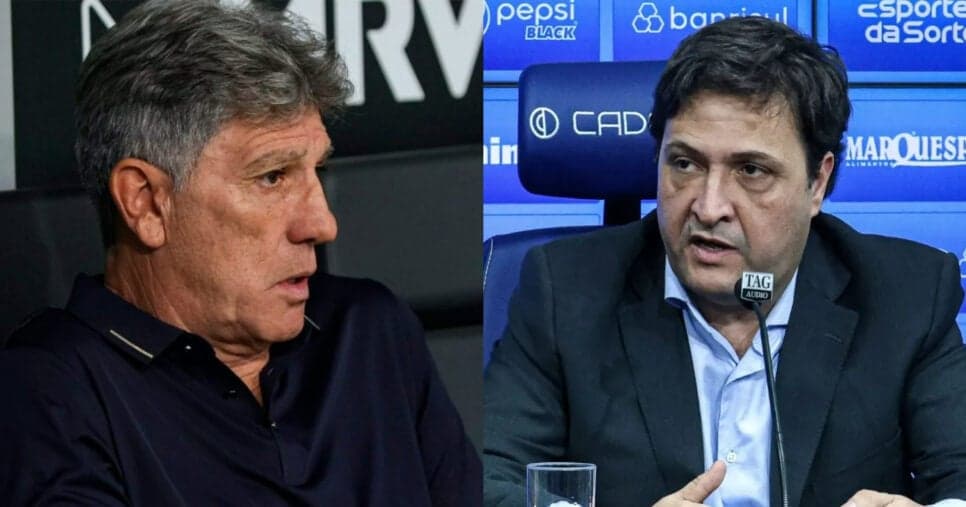 Renato Gaúcho aos prantos: Guerra arma ADEUS de 6 craques no Grêmio