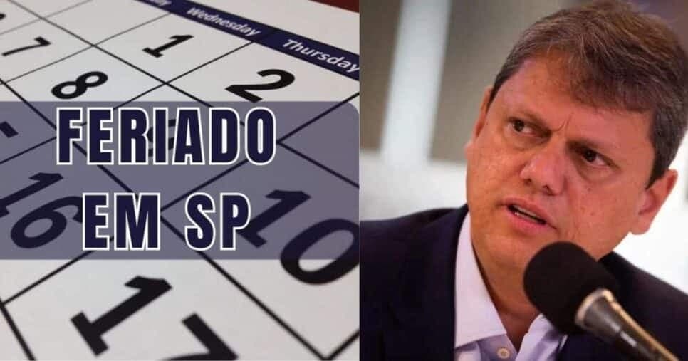 Tarcísio ciente: Feriado PROLONGADO é confirmado na próxima quinta (19) a milhares de CLTs em SP