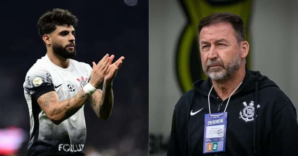 Augusto Melo bate martelo sobre adeus de Yuri Alberto no Corinthians (Reprodução/Playmarker Brasil/Globo Esporte) Augusto Melo bate martelo sobre adeus de Yuri Alberto no Corinthians (Reprodução/Playmarker Brasil/Globo Esporte)