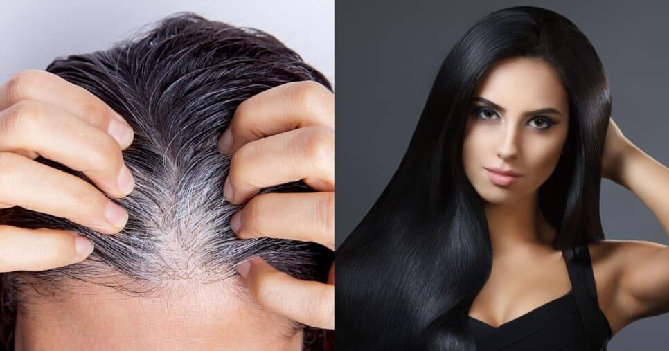 Tinta natural com 3 ingredientes cobre até o último fio de cabelo branco