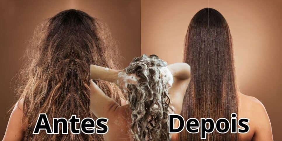 Fim do frizz com esse shampoo caseiro (Reprodução: Montagem TV Foco) Fim do frizz com esse shampoo caseiro (Reprodução: Montagem TV Foco)