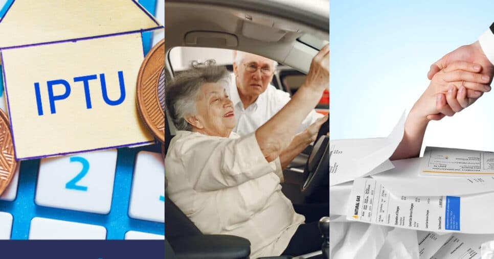 IPTU, gratuidade e +3: 5 benefícios especiais para idosos 60+ zerarem as dívidas
