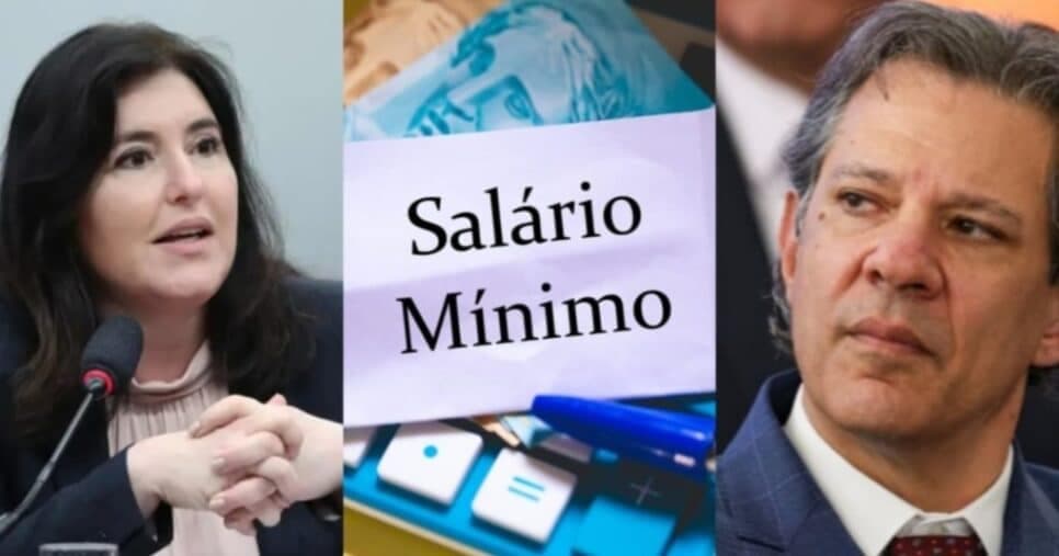 Tebet e Haddad sem acreditar: Salário mínimo de R$1844 está em vigor e sendo pago à lista de CLTs em 2024