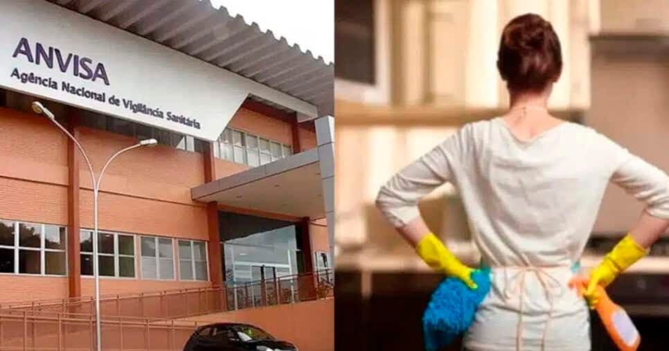 "Risco": Anvisa informa proibição de 3 produtos de limpeza populares e liga alerta nas donas de casa