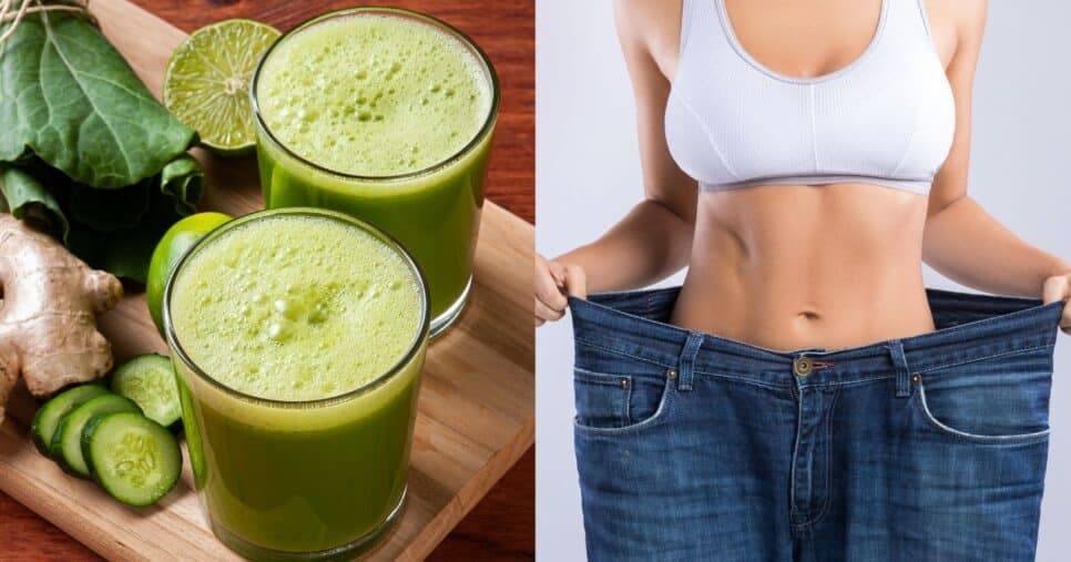 Suco detox com 5 ingredientes derrete gordura e desincha a barriga de mulheres 25+ rapidamente