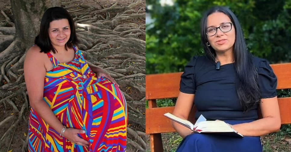 Mulher diz que gostaria de mostrar a sua nova vida desde que se converteu (Foto: Reprodução/Montagem TV Foco) Mulher diz que gostaria de mostrar a sua nova vida desde que se converteu (Foto: Reprodução/Montagem TV Foco)