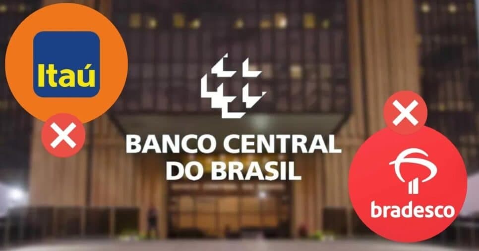 Banco Central emite comunicado com FIM de serviço crucial do Itaú e Bradesco: "Não terá mais"