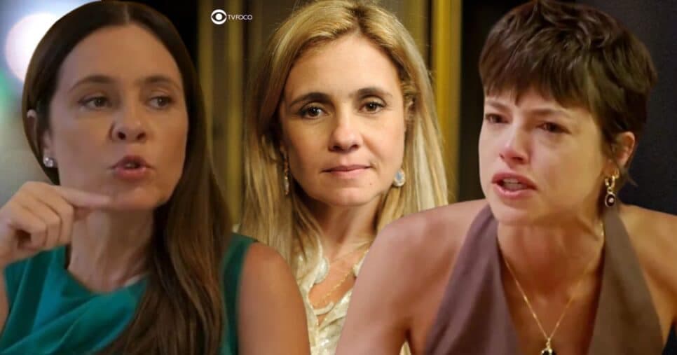 Mércia, Carminha e Luma em Mania de Você (Foto: Reprodução / Globo / Montagem TV Foco) Mércia, Carminha e Luma em Mania de Você (Foto: Reprodução / Globo / Montagem TV Foco)