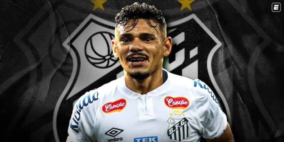 Tiquinho hoje é jogador do Santos (Reprodução: ESPN)