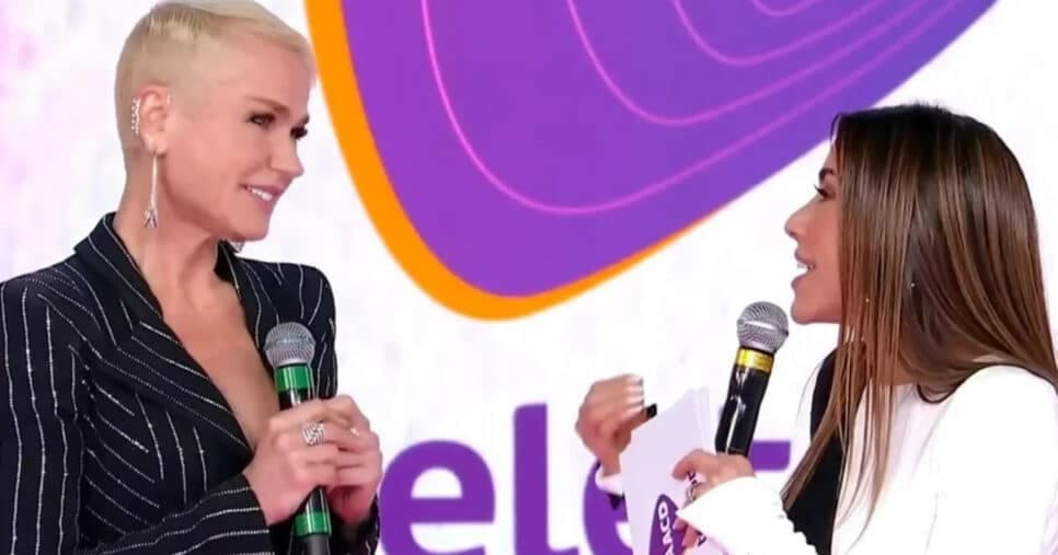 Patrícia Abravanel e Xuxa Meneghel (Foto: Reprodução SBT)