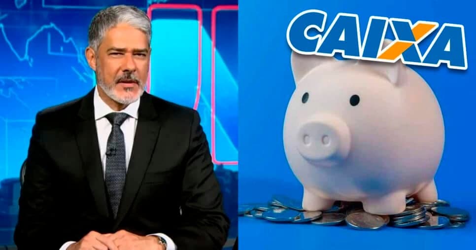 R$9,2M: Bonner paralisa JN às pressas com nova lei da poupança Caixa e canetada de Haddad atinge milhões