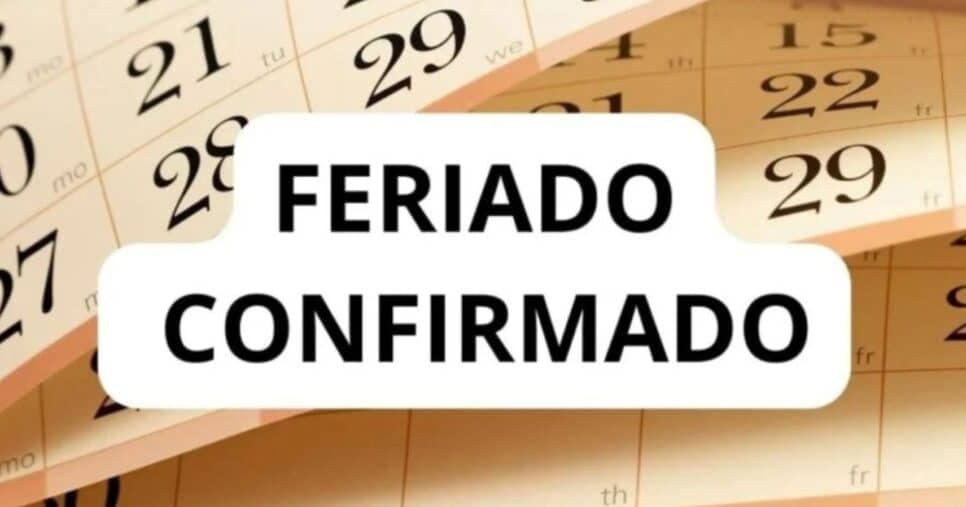 Feriado confirmado em MG - Foto: Internet Feriado confirmado em MG - Foto: Internet