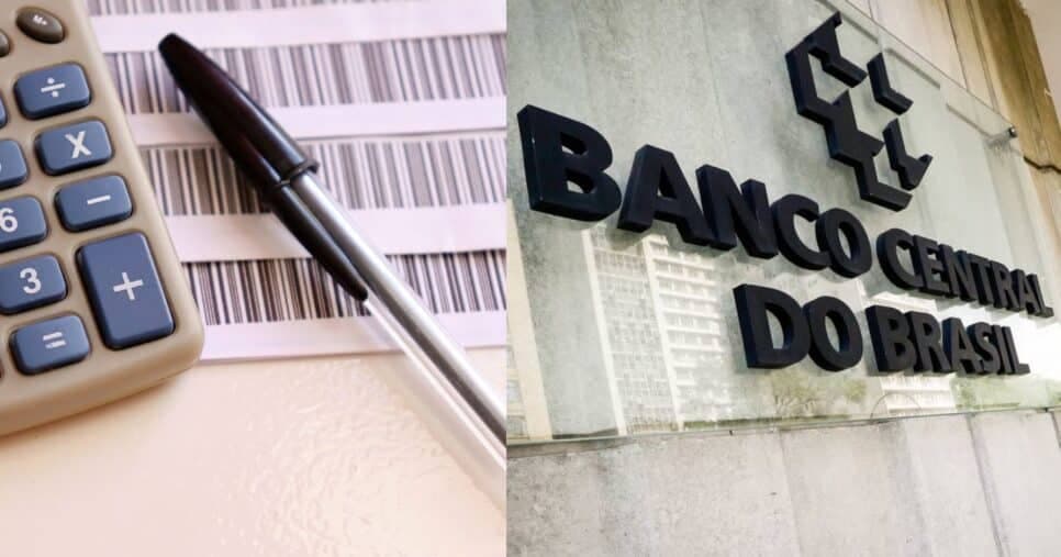 Ilustração boletos e Banco Central (Fotos: Reproduções / Canva / Aloisio Maurício)