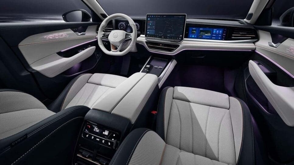 Interior do Passat Pro - Foto: Volkswagen Interior do Passat Pro - Foto: Volkswagen