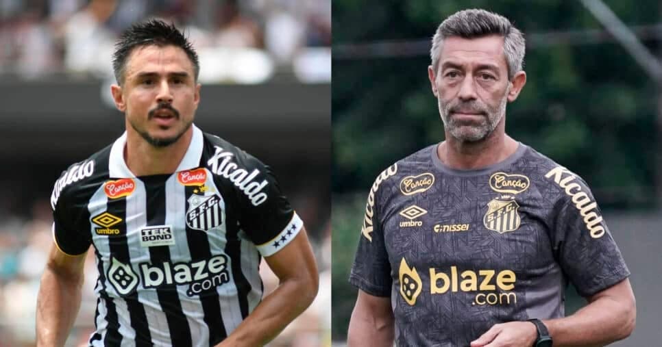 Bigode FORA junto com +3 craques: Pedro Caixinha lida com debandada de 4 jogadores no Santos em 2025