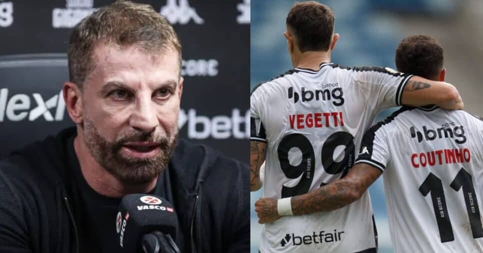 R$9M pra jogar com Coutinho e Vegetti: Pedrinho libera PIX por atacante de peso no Vasco em 2025