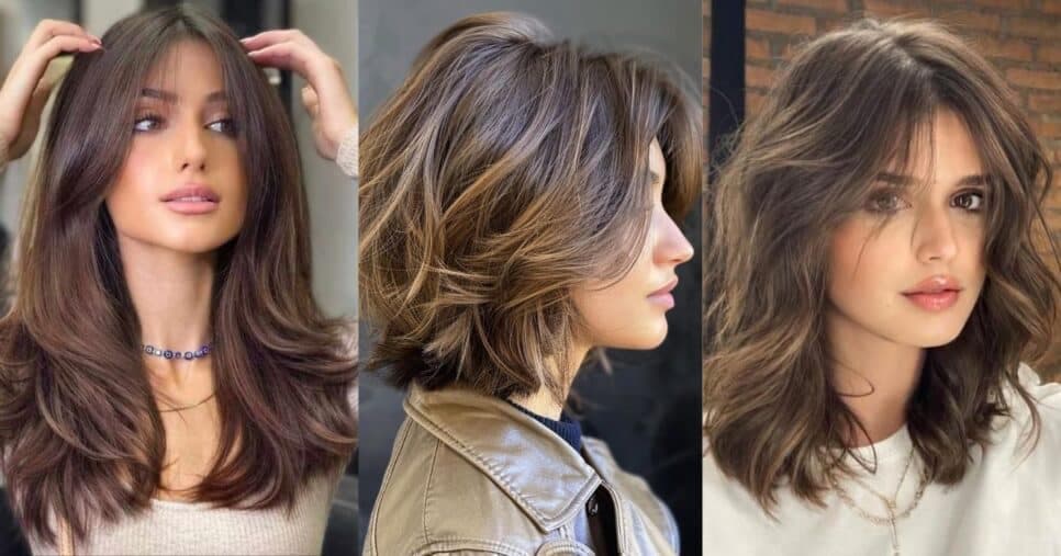Diminuem a bochecha, nariz e testa grandes: 5 cortes de cabelo afinam mulheres como plástica