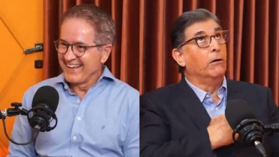 Jornalistas relembram passado com fã descontrolada e caem no riso apos situação (Foto: Reprodução/ YouTube/ Montagem) Jornalistas relembram passado com fã descontrolada e caem no riso apos situação (Foto: Reprodução/ YouTube/ Montagem)