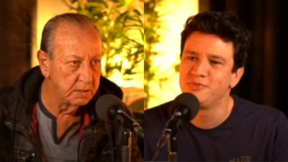 André Piunti pede explicação de briga de dupla que acabou com seu convidado (Fotos: Reprodução/ YouTube/ Montagem)
