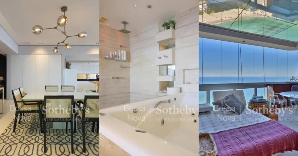 Deborah Secco é dona de apartamento com vista para o mar (Foto: Reprodução/Montagem TV Foco)