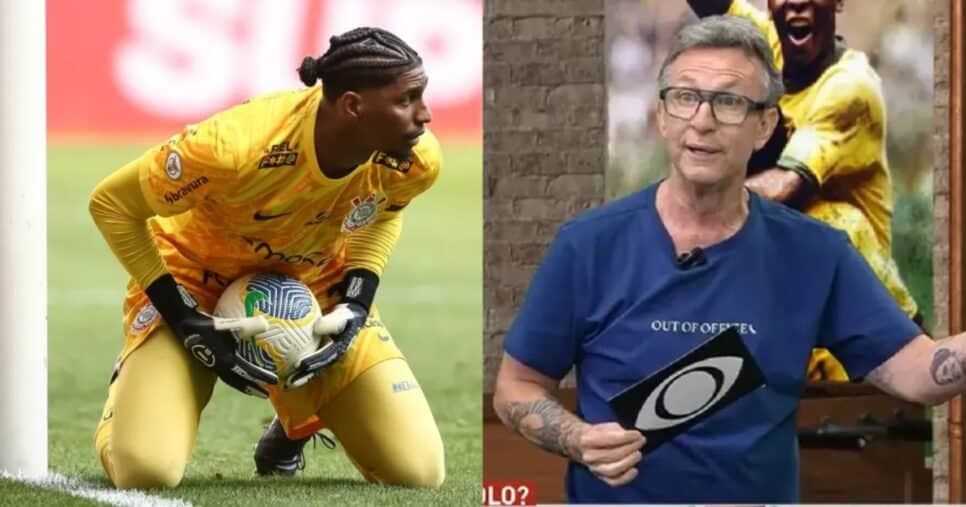 "Grande negócio": Neto para Band com rasteira de gigante da série A para arrancar Hugo Souza do Corinthians Hugo Souza