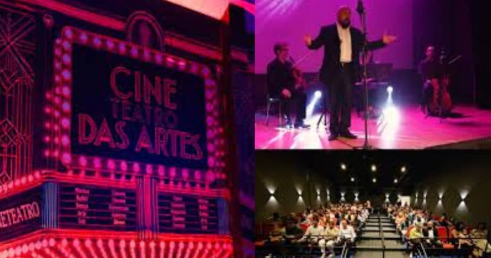 Cineteatro das Artes promove cultura acessível e gratuita (Foto Reprodução/Montagem/Instagram) Cineteatro das Artes promove cultura acessível e gratuita (Foto Reprodução/Montagem/Instagram)