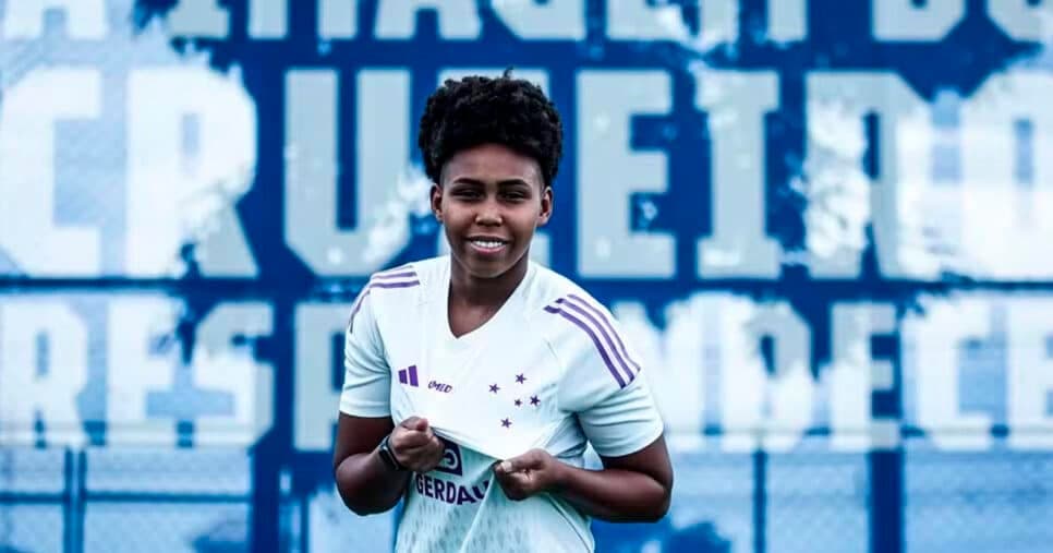 Goleira do Cruzeiro - Camila (Foto: reprodução 