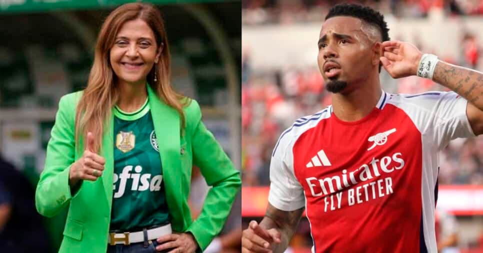 Gabriel Jesus no Palmeiras? Leila Pereira pode negociar pelo atacante por R$124M