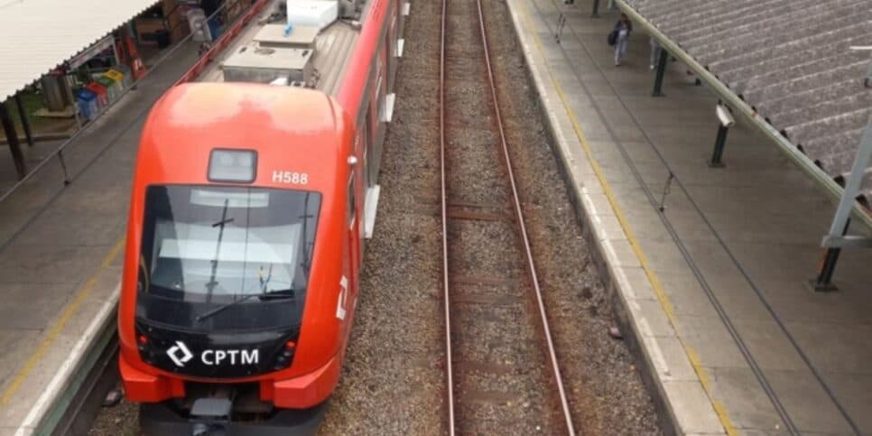 Linha CPTM (Foto: Reprodução / William Cardoso/Metrópoles)