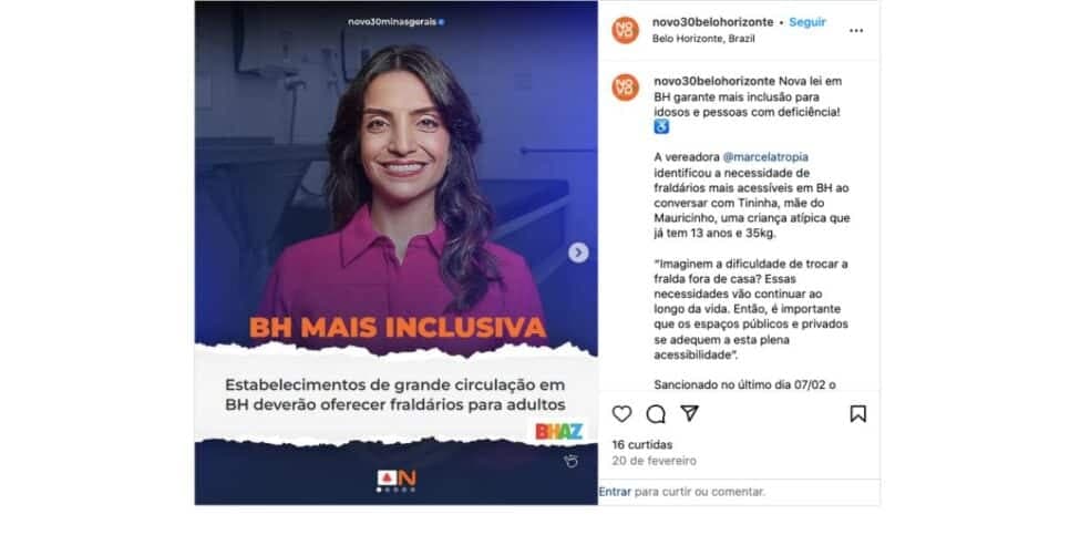 Notícia sobre nova lei (Foto: Reprodução / Instagram) Notícia sobre nova lei (Foto: Reprodução / Instagram)