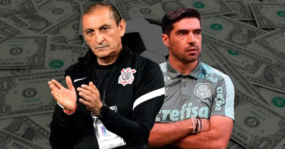 Melo e Leila sem chão: Enquanto Ramón ganha R$1,5M no Corinthians, este é o salário de Abel no Palmeiras