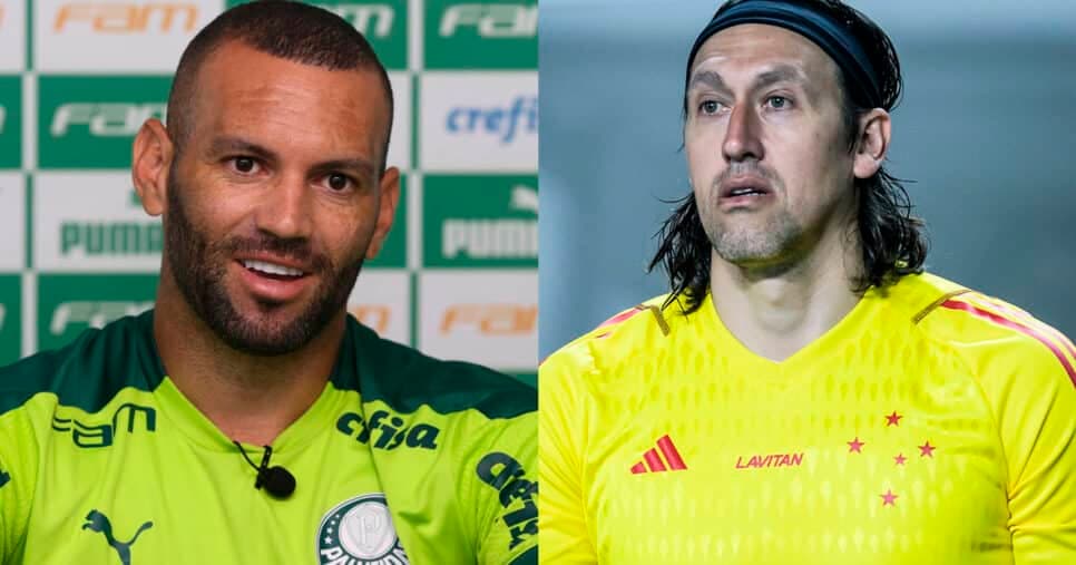 Enquanto Weverton ganha R$650 mil no Palmeiras, salário de Cássio no Cruzeiro é de cair pra trás