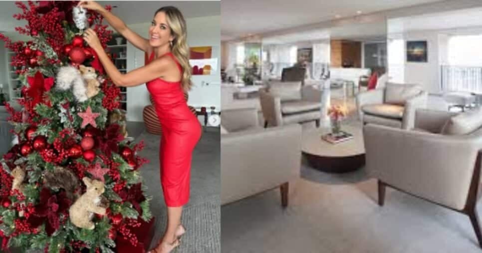 Decoração luxuosa do apartamento de Ticiane Pinheiro - Foto: Montagem