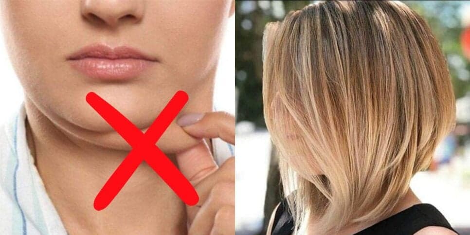 Cortes de cabelo para disfarçar a papada (Reprodução: Montagem TV Foco) Cortes de cabelo para disfarçar a papada (Reprodução: Montagem TV Foco)