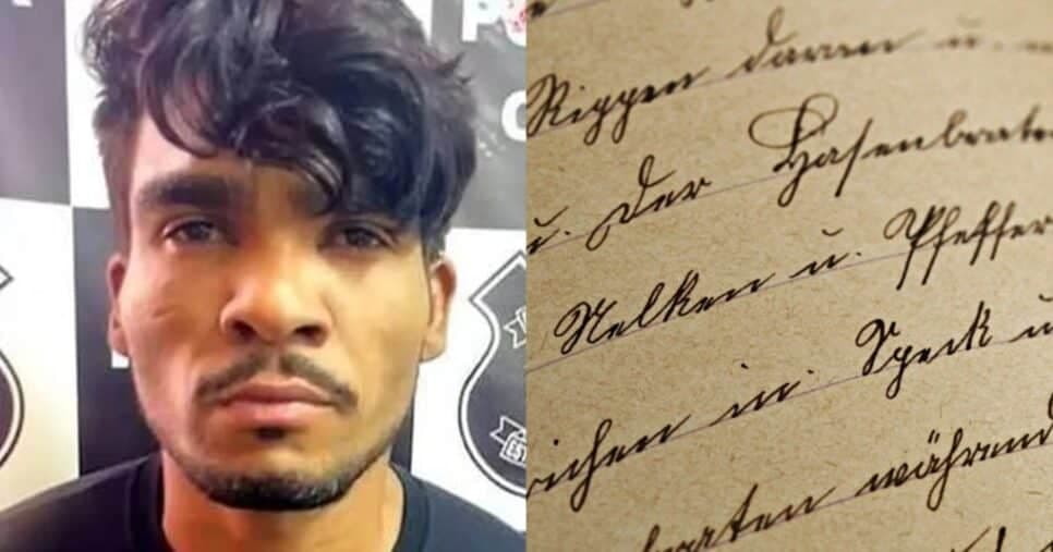 Carta psicografada do assassino Lázaro Barbosa traz mensagem arrepiante: “Atitudes extremas aqui”