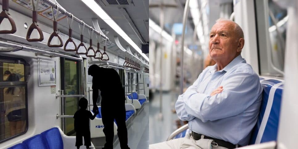 Crianças até 6 anos e idosos 60+ não pagam o metrô (Reprodução: Montagem TV Foco)