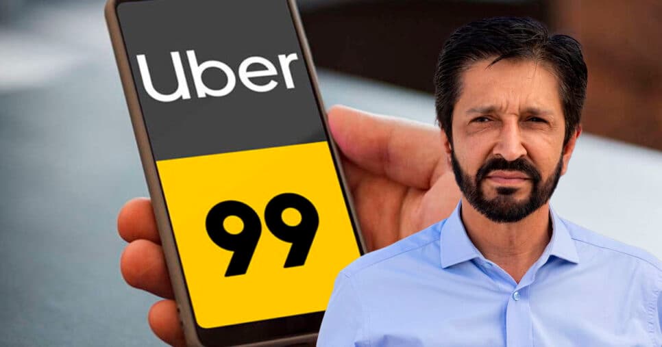 "Proibido": Decreto de Nunes em SP confirma proibição e FIM de serviço vital da Uber, 99 e mais em 2025