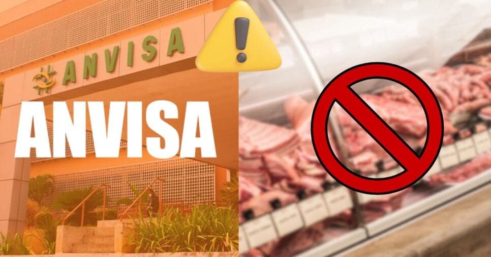 Anvisa interdita açougue no RS (Foto: Reprodução / Canva / Montagem TV Foco)