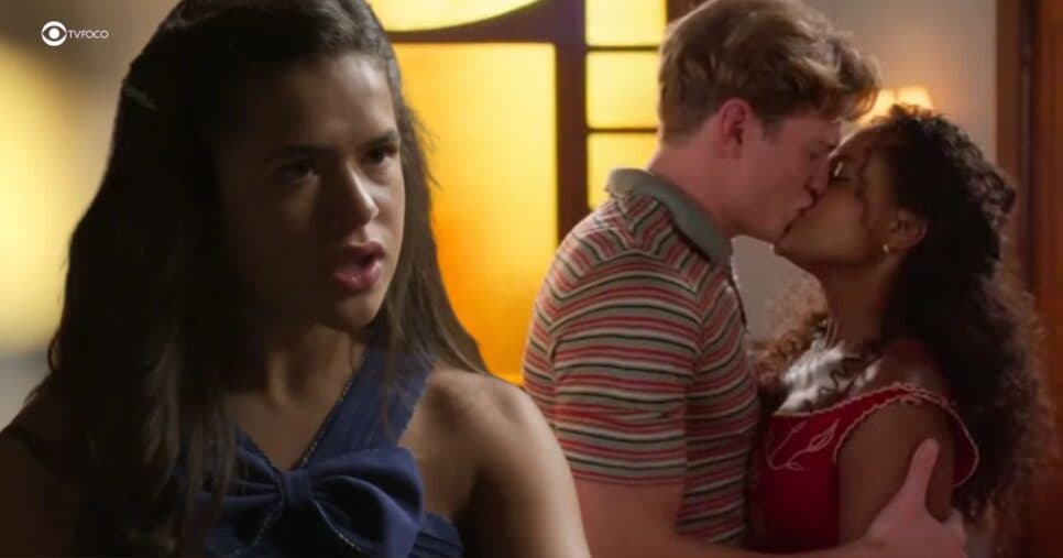 Bia, Beto e Beatriz em Garota do Momento (Foto: Reprodução / Globo / Montagem TV Foco) Bia, Beto e Beatriz em Garota do Momento (Foto: Reprodução / Globo / Montagem TV Foco)