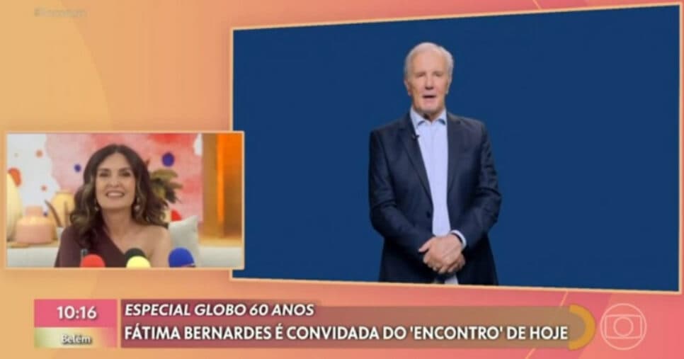 Jornalista relembra passado com veterana da Globo (Foto: Reprodução/Globo) Fátima Bernardes