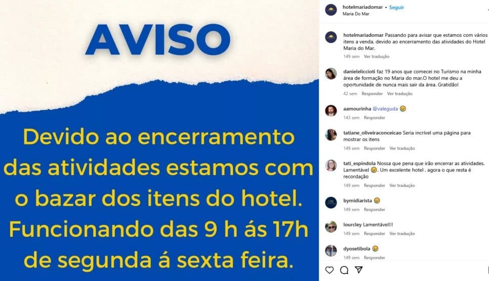 Comunicado publicado nas redes sociais (Foto: Reprodução / Instagram)
Comunicado publicado nas redes sociais (Foto: Reprodução / Instagram)