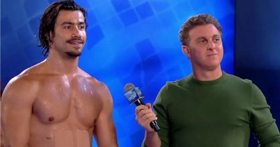 Luciano Huck e o cantor Mariano - Foto: Internet