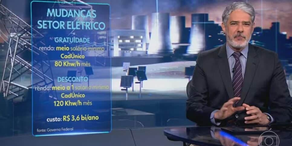 William Bonner no Jornal Nacional (Foto: Reprodução / Globo) William Bonner no Jornal Nacional (Foto: Reprodução / Globo)