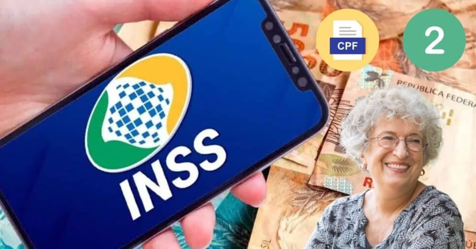 Aposentada e aplicativo do INSS (Foto: Reprodução / Canva / Gov / Montagem TV Foco) Aposentada e aplicativo do INSS (Foto: Reprodução / Canva / Gov / Montagem TV Foco)