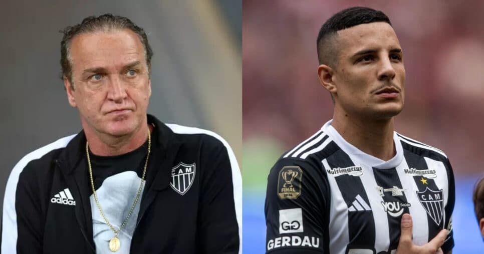 Atlético-MG confirma saída de Arana e Cuca é comunicado (Foto: Reprodução/Montagem TV Foco) Atlético-MG confirma saída de Arana e Cuca é comunicado (Foto: Reprodução/Montagem TV Foco)
