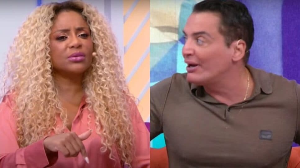 Leo Dias coloca Cariúcha contra a parede (Foto: Reprodução/ Fofocalizando, SBT/ Montagem) Leo Dias coloca Cariúcha contra a parede (Foto: Reprodução/ Fofocalizando, SBT/ Montagem)