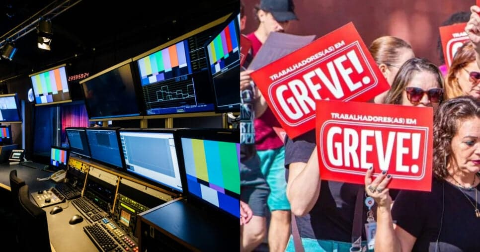 200 funcionários em greve, arrancada do ar e súplica por PIX: Emissora de TV afunda com 3 apelos