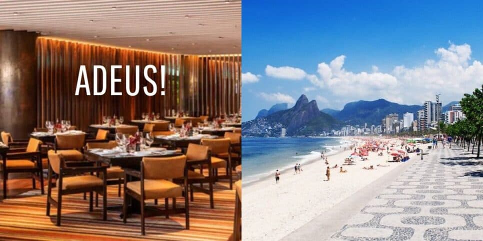 "Infelizmente, não deu certo": Fim de restaurante nº1 do RJ chega em Ipanema em 2025 e abala cariocas